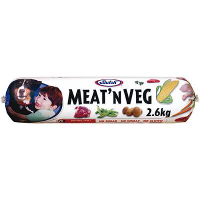 Butch Meat' N Veg Dog Roll 2.6kg