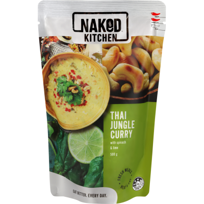 Naked Kitchen Thai Jungle Curry With Spinach & Lime 500g