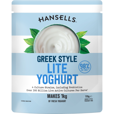 Hansells Greek Style Lite Yoghurt Mix 170g