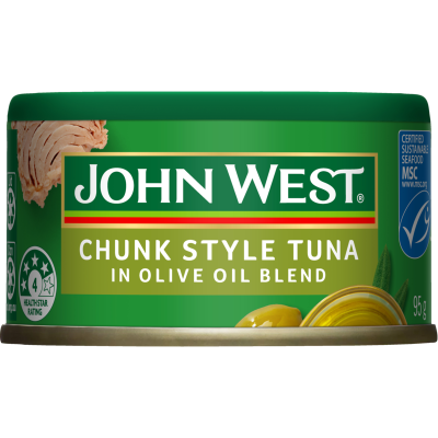 John West Chunk Style Tuna In Olive Oil Blend 95g