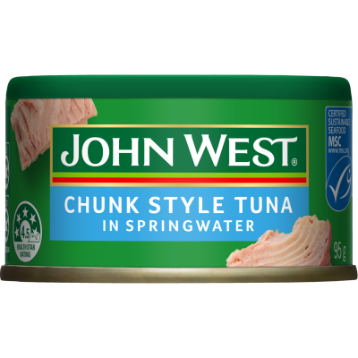 John West Chunk Style Tuna in Springwater 95g