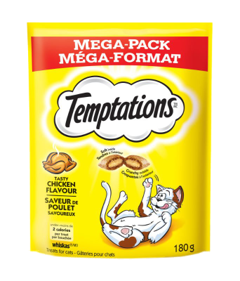 Temptations Tasty Chicken Flavour Treats For Cats 180g