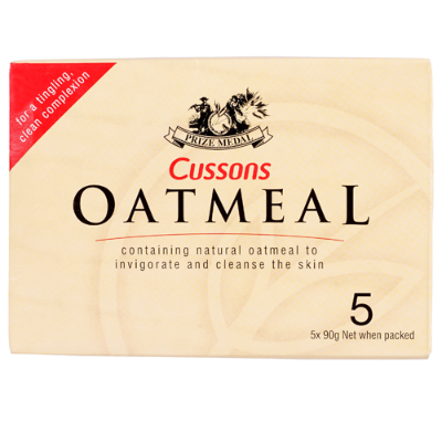 Cussons Prize Medal Oatmeal Soap 5 x 90g