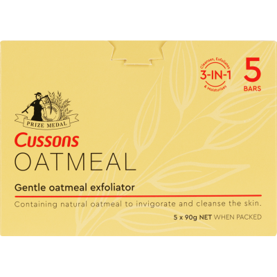 Cussons Prize Medal Oatmeal Soap 5 x 90g