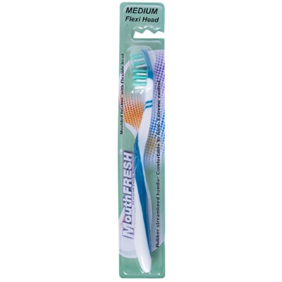 Mouthfresh Adult Medium Flexi Head Toothbrush 1pk