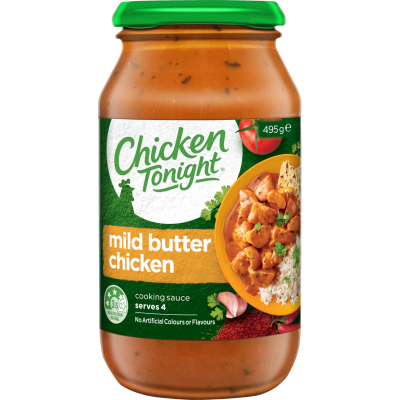 Chicken Tonight Mild Butter Chicken Cooking Sauce 495g