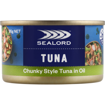 Sealord Chunky Style Tuna In Oil 95g