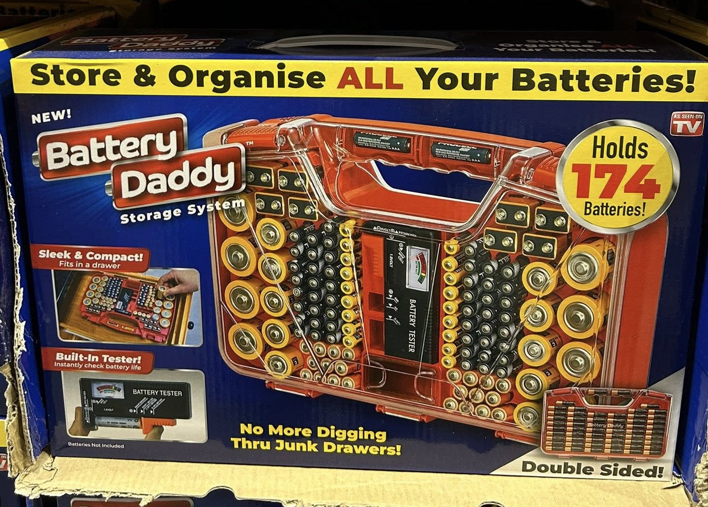 BATTERY DADDY SMART BATTERY STORAGE Holds 174 Batteries