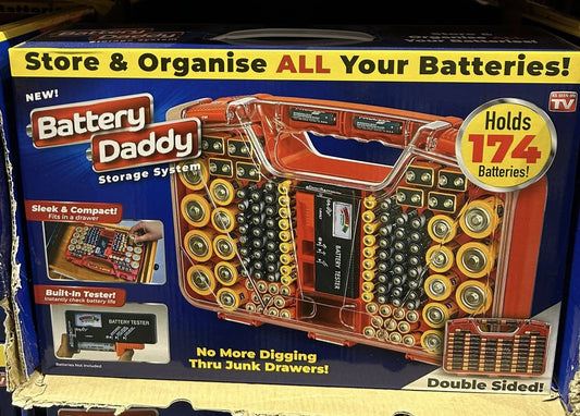 BATTERY DADDY SMART BATTERY STORAGE Holds 174 Batteries