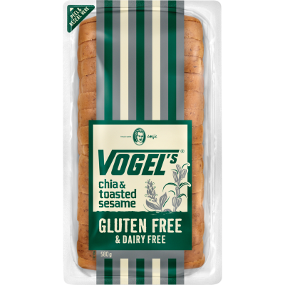 Vogel's Gluten Free & Dairy Free Chia & Toasted Sesame Bread 580g