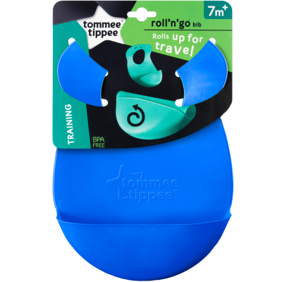 Tommee Tippee Closer To Nature Roll & Go Bib 7+ Months 1ea