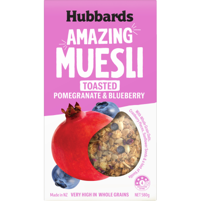 Hubbards Toasted Pomegranate & Blueberry Amazing Muesli 580g