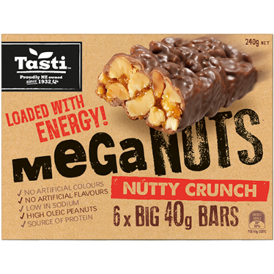 Tasti Mega Nuts Honey Crunch 6 x 40g