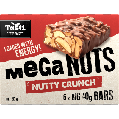 Tasti Meganuts Nutty Crunch Bars 240g