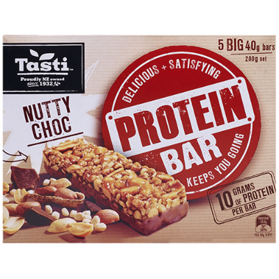 Tasti Nutty Choc Protein Bars 5 x 40g