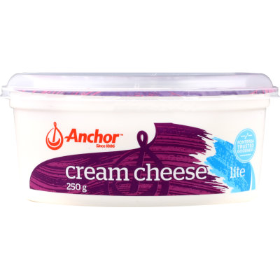 Anchor Lite Spreadable Cream Cheese 250g