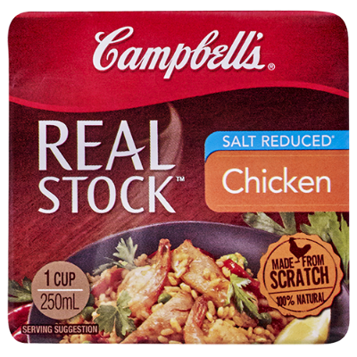 Campbell's Chicken Stock Reduced Salt 250ml