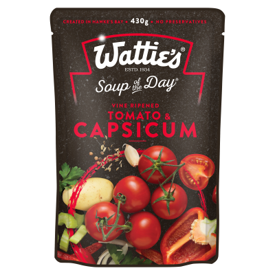 Wattie's Soup Of The Day Vine Ripened Tomato & Capsicum 430g