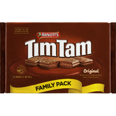 Arnott's Tim Tam Original Family Pack Biscuits 365g