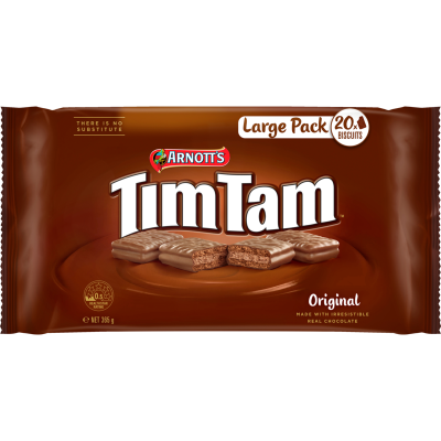 Arnott's Tim Tam Original Large Pack Chocolate Biscuits 365g