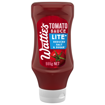 Wattie's Lite Reduced Salt & Sugar Tomato Sauce 555g