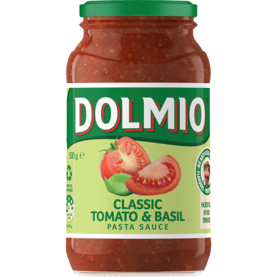 Dolmio Classic Tomato & Basil Pasta Sauce Jar 500g