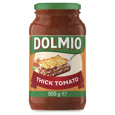 Dolmio Thick Tomato Lasagne Pasta Sauce Jar 505g