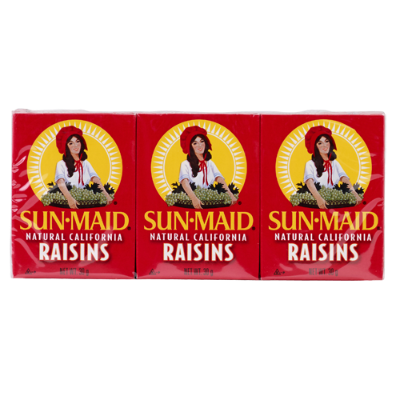 Sun-Maid Californian Raisins 6 x 30g