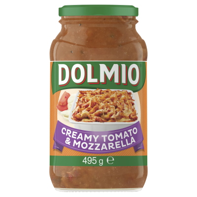 Dolmio Creamy Tomato & Mozzarella Pasta Bake Pasta Sauce Jar 495g