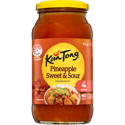 Kan Tong Pineapple Sweet & Sour Cooking Sauce Jar 515g