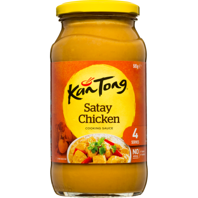 Kan Tong Satay Chicken Cooking Sauce Jar 505g