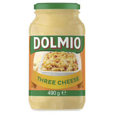 Dolmio Three Cheese Pasta Bake Sauce Jar 490g