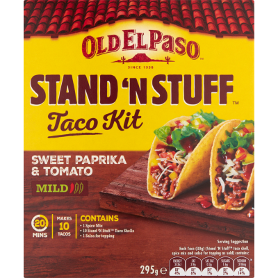 Old El Paso Mild Stand 'n Stuff Taco Kit 295g