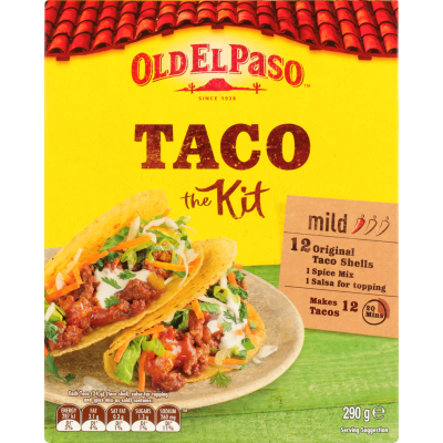 Old El Paso Mild Taco Kit 290g