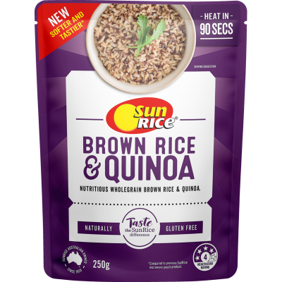 SunRice Brown Rice & Quinoa Rice 250g