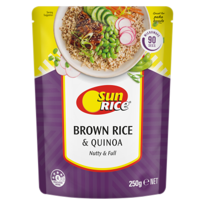 SunRice Brown Rice & Quinoa 250g