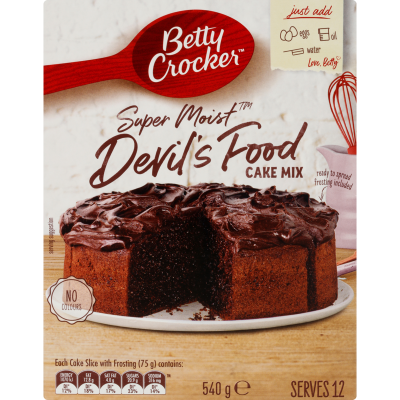 Betty Crocker Super Moist Devil's Food Cake Mix 540g