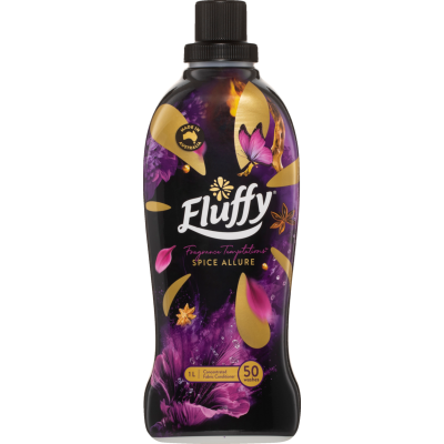 Fluffy Fragrance Temptations Spice Allure Concentrated Fabric Softener Conditioner 1l