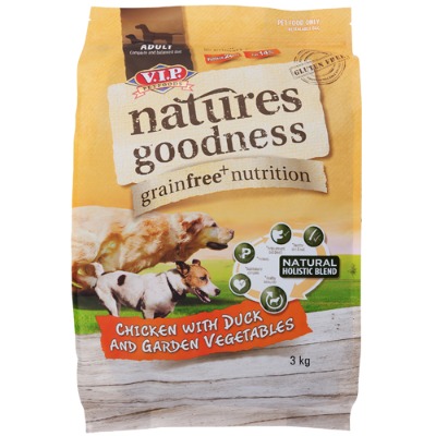 Natures Goodness Chicken With Duck And Garden Vegetables Dog Food 3kg