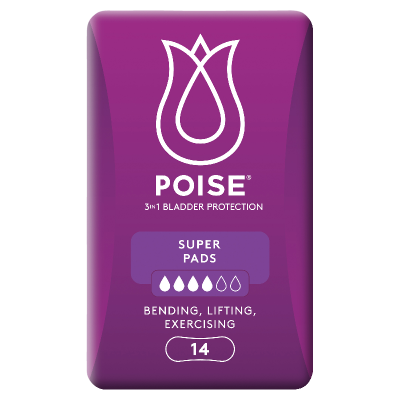 Poise Super Pads 14pk