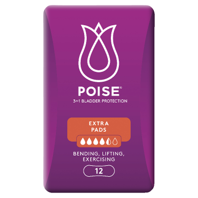 Poise Extra Pads 12pk