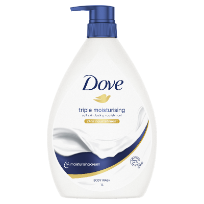 Dove Triple Moisturising Body Wash 1l