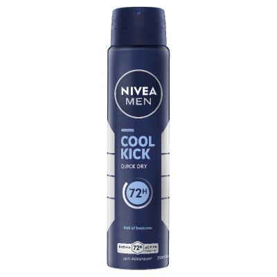 Nivea Men Cool Kick 72Hr Anti-Perspirant 250ml