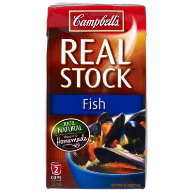 Campbell's Real Stock Liquid Fish carton 500ml