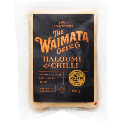 Waimata Haloumi With Chilli Cheese 190g