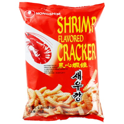 Nongshim Flavoured Shrimp Crackers 75g