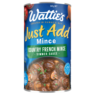 Wattie's Just Add Mince Country French Mince Simmer Sauce 545g