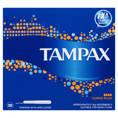 Tampax Super Plus Applicator Tampons 20pk