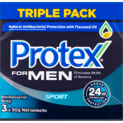 Protex For Men Antibacterial Sport Bar Soap 270g