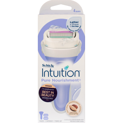 Schick Intuition Pure Nourishment Razor Kit 1pk